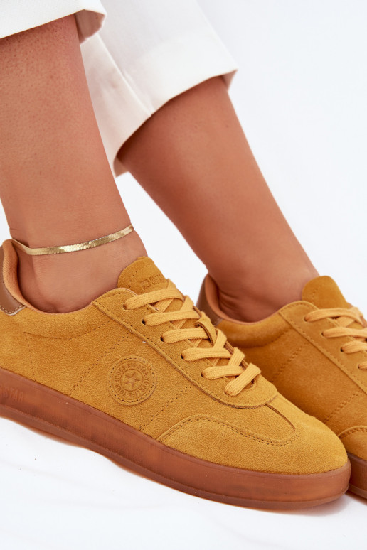 zo semišu Tenisky model obuvi Dámske Big Star RR274846 HI-POLY SYSTEM žltá