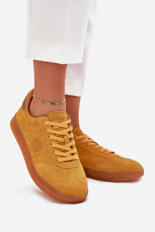 zo semišu Tenisky model obuvi Dámske Big Star RR274846 HI-POLY SYSTEM žltá