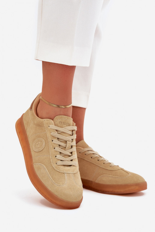 zo semišu Tenisky model obuvi Dámske Big Star RR274849 HI-POLY SYSTEM béžová