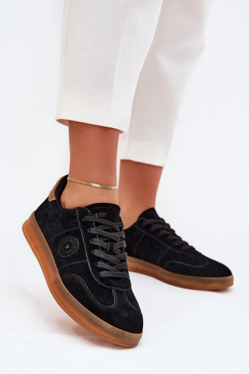 zo semišu Tenisky model obuvi Dámske Big Star RR274851 HI-POLY SYSTEM čierna