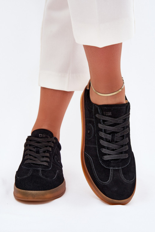 zo semišu Tenisky model obuvi Dámske Big Star RR274851 HI-POLY SYSTEM čierna