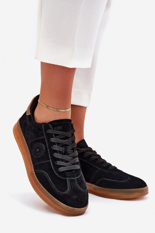 zo semišu Tenisky model obuvi Dámske Big Star RR274851 HI-POLY SYSTEM čierna