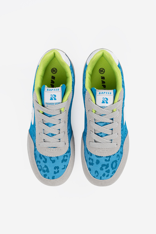 Tenisky model obuvi In odcieniach Modrágo i siváści