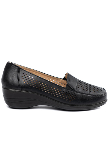 čierna prelamované Dámske čižmy 2