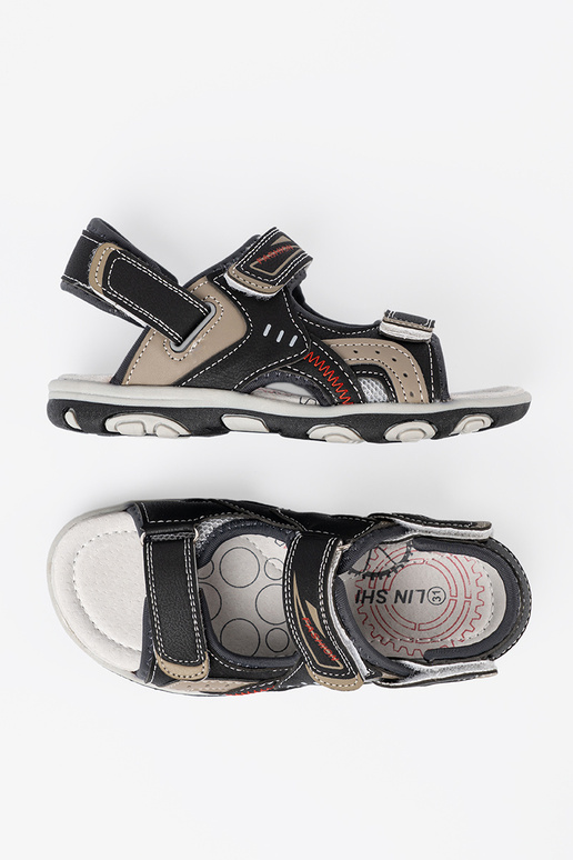 čierna sandále chlapčenský
