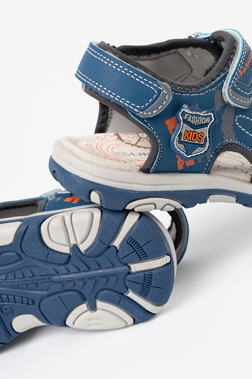 sandále chlapčenský In kolorze Modrám