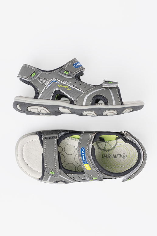sivá sandále chlapčenský