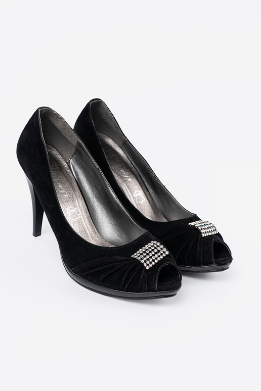 Topánky open toe čierna Topánky open toe čierna