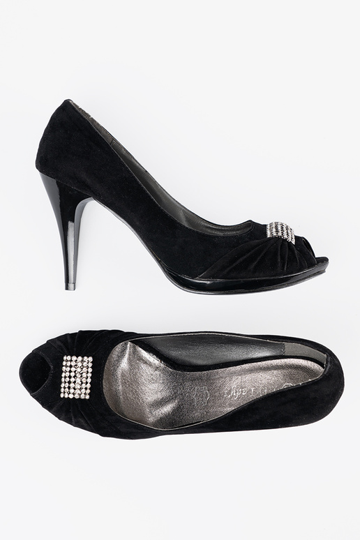 Topánky open toe čierna Topánky open toe čierna
