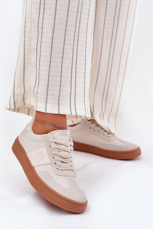 Tenisky model obuvi Dámske Big Star RR274806 béžová