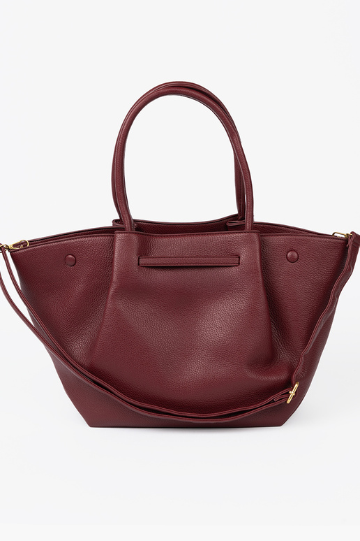 Elegantný bordoIna shopperka na ramene