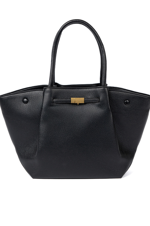 klasické shopperka z fakturoInanej skóry ekologicznej