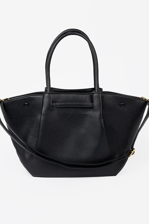 klasické shopperka z fakturoInanej skóry ekologicznej