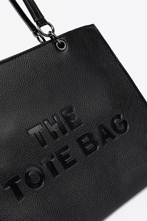 klasické čierna shopperka TOTE