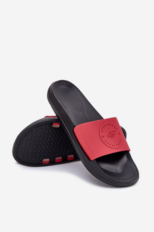 pre mužov Papuče 4FMM00FFLIM047A-62S červené
