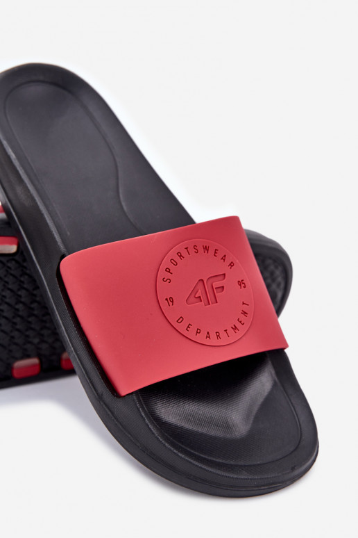 pre mužov Papuče 4FMM00FFLIM047A-62S červené