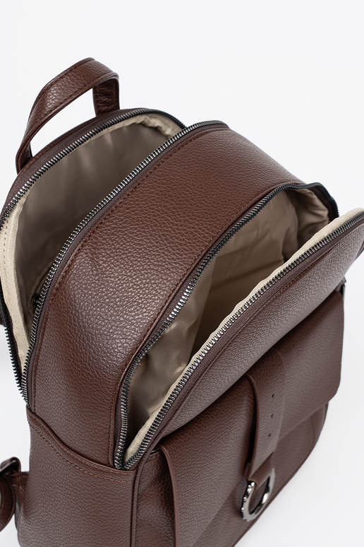 Hnedá farba batoh Dámske z eko kože