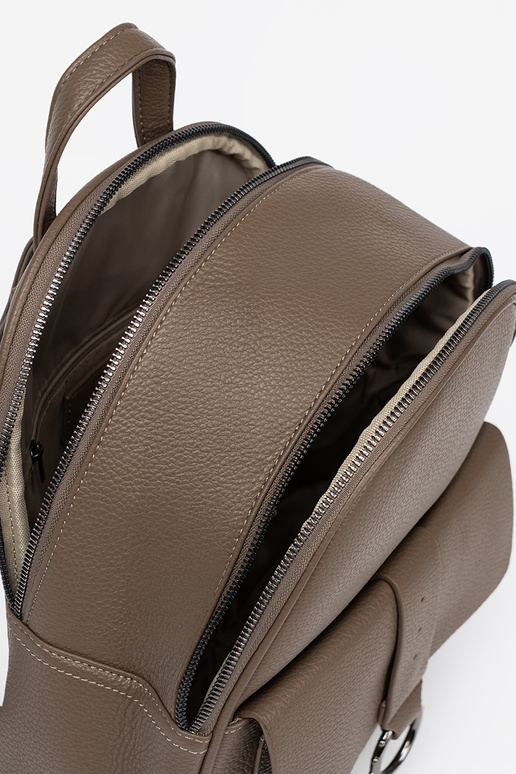 Tmavýbéžová batoh Dámske z eko kože