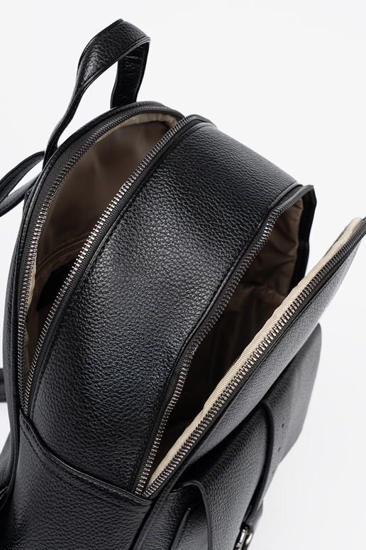 čierna batoh Dámske z eko kože