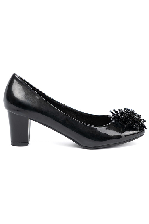 s lakovým efektom Vysoké opätky z efektoInną ozdobą s lakovým efektom Vysoké opätky z efektoInną ozdobą