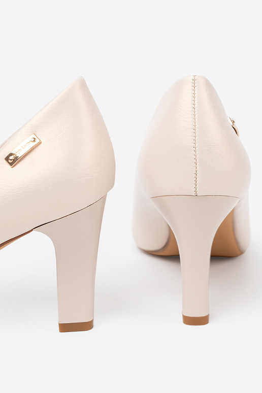 Topánky béžová na päte Sergio Leone