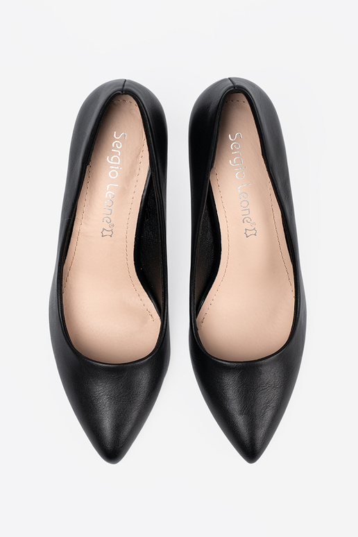 Klasický model čierna Vysoké opätky na vysokom opätku