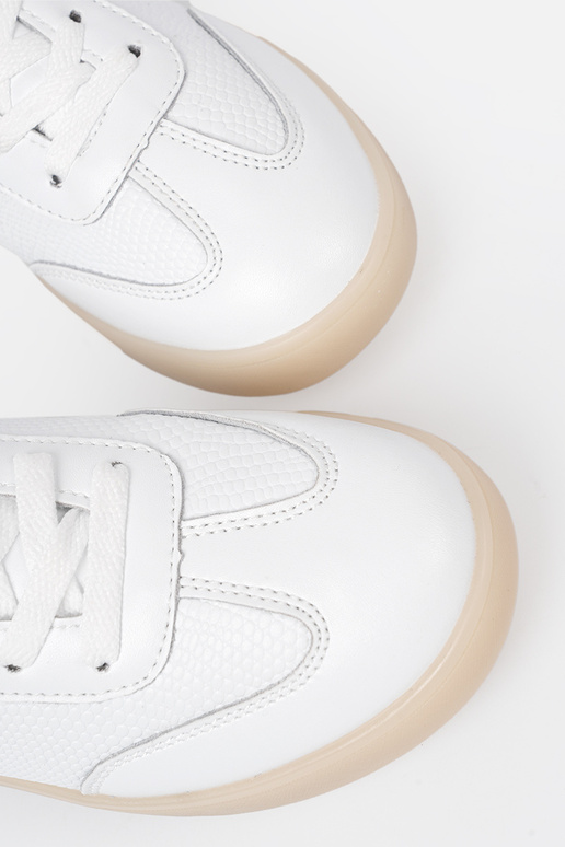 Dámske topánky na voľný čas biela farba