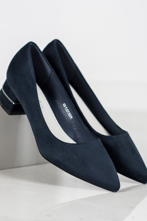 Topánky s ozdobným pruhom Modrá