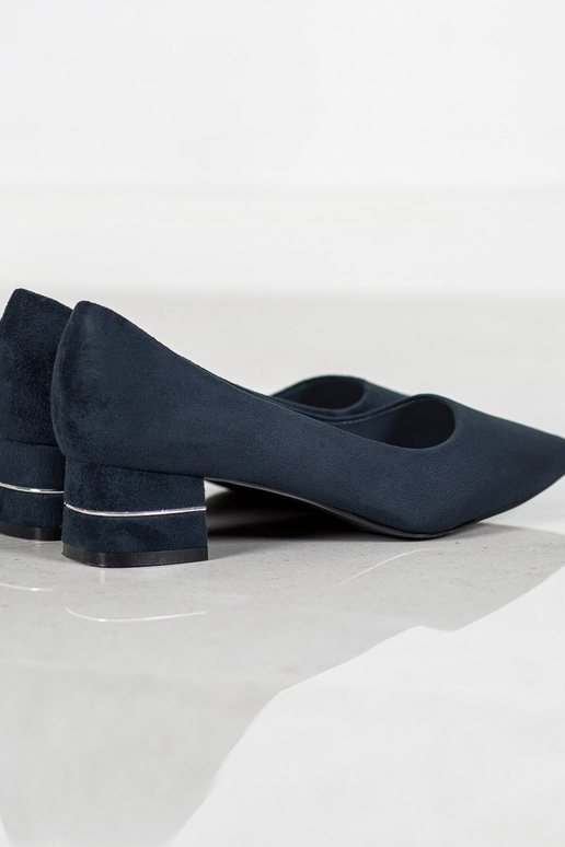 Topánky s ozdobným pruhom Modrá