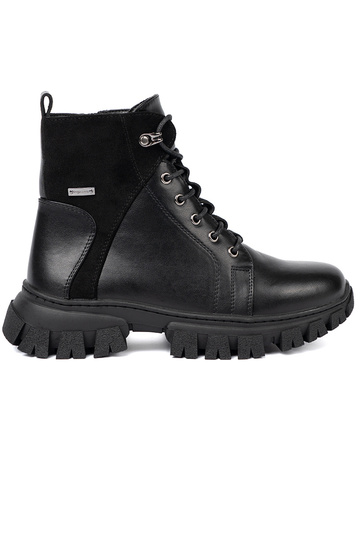 čierna čižmy z masyInną podeszIną i suInakiem Sergio Leone 2