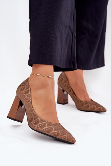 Štekle S Ornatem Tłoczeniem Vinceza 62254 Hnedá farba