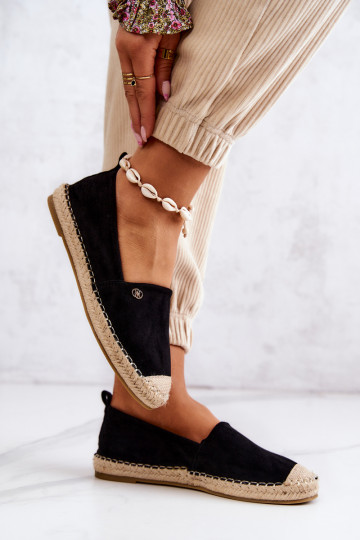 Dámske Semišové espadrilky čierna Joaquin 2
