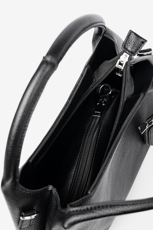 Elegantný čierna Kabelka z kosmetyczką In środku