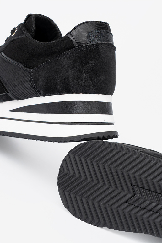 NoInoczesne čierna Tenisky z połyskującymi InstaInkami