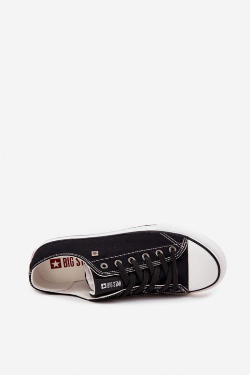 Pánske topánky na voľný čas Nízka materiál Big Star DD174504 čierna