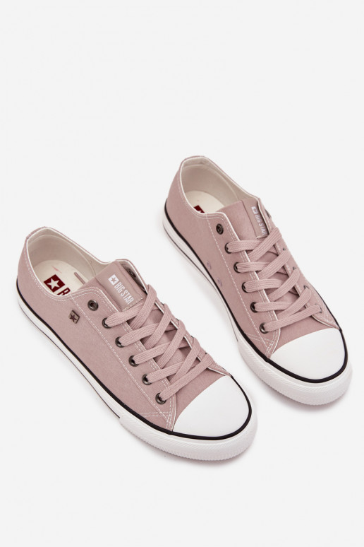 Pánske topánky na voľný čas Nízka materiál Big Star DD174501 sivá