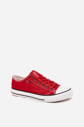 Pánske topánky na voľný čas Nízka materiál Big Star DD174502 červená 2