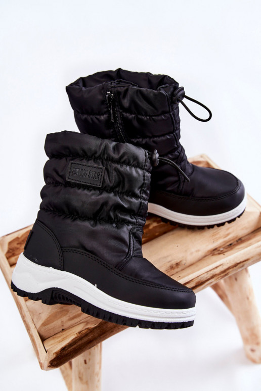 Detské snehule so zipsami Big Star KK374235 čierna