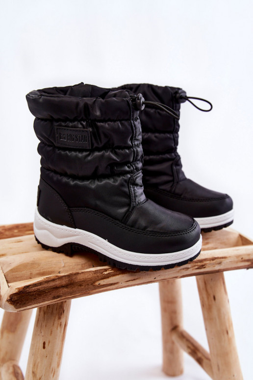 Detské snehule so zipsami Big Star KK374235 čierna