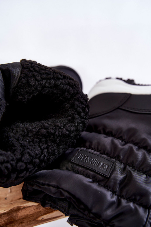 Detské snehule so zipsami Big Star KK374235 čierna