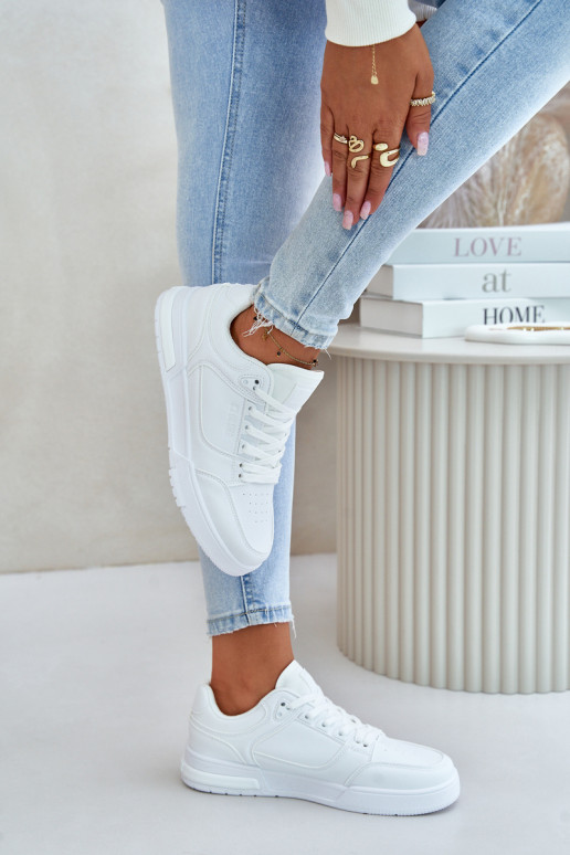 Tenisky model obuvi Dámske Big Star OO274A549 Hi-Poly System biela farba