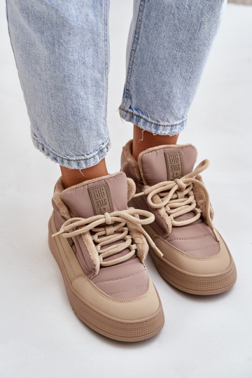 Snehule Dámske Big Star OO274A532 béžová