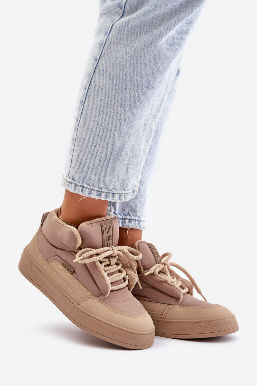 Snehule Dámske Big Star OO274A532 béžová Snehule Dámske Big Star OO274A532 béžová