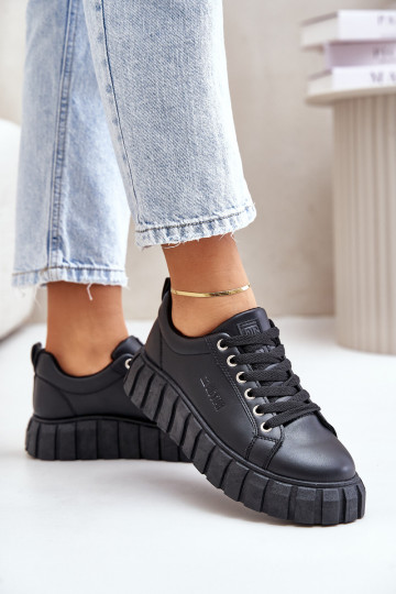 zahriať sa Tenisky model obuvi Dámske Big Star MM274617 čierna 2