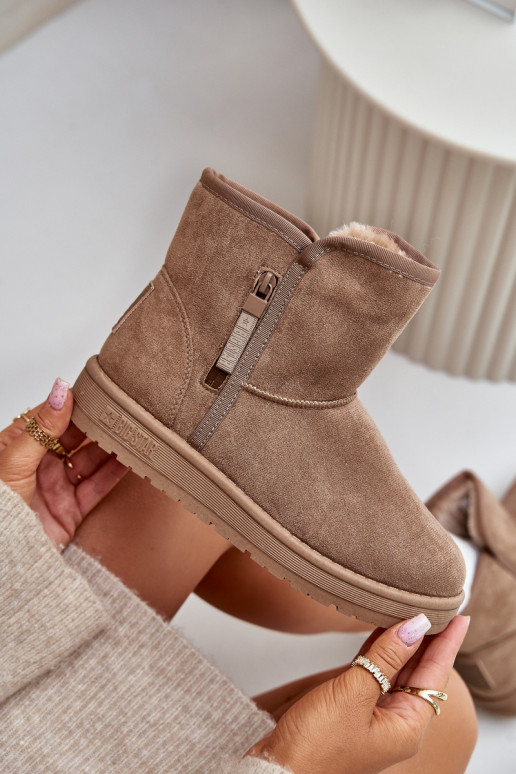 Snehule Dámske Big Star OO274A165 béžová