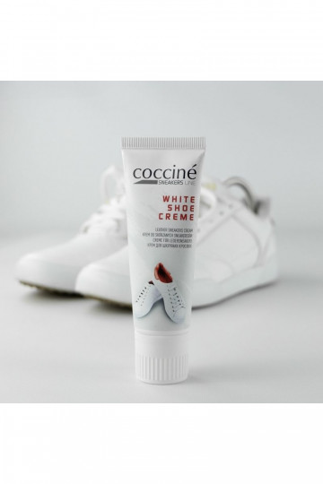 COCCINE WHITE SHOE CREAM výživný krém na starostlivosť o topánky 75ML 2