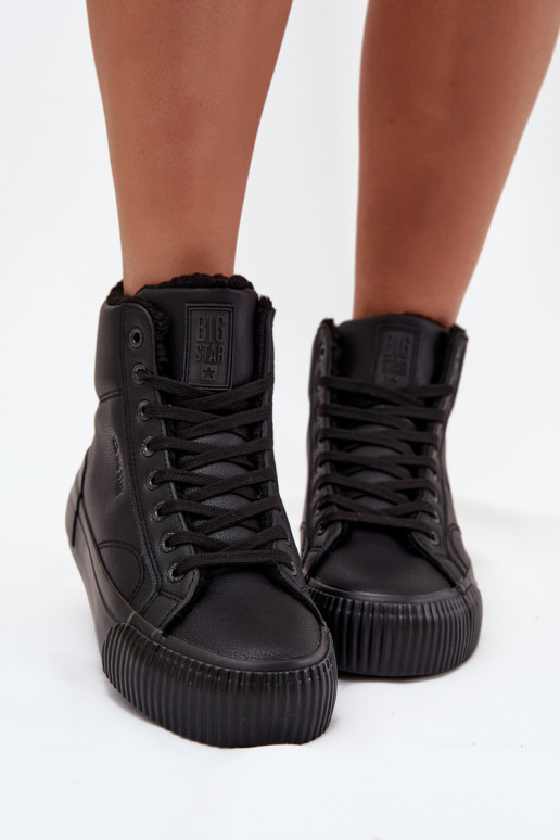 zahriať sa Bežná obuv s platformou Big Star OO274796 čierna