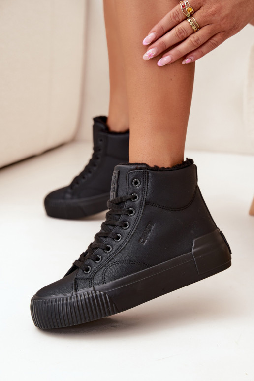 zahriať sa Bežná obuv s platformou Big Star OO274796 čierna