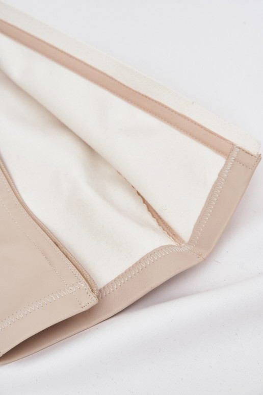 Dámske vysoké čižmy s podpätkami a platformou farby slonoviny Yavira