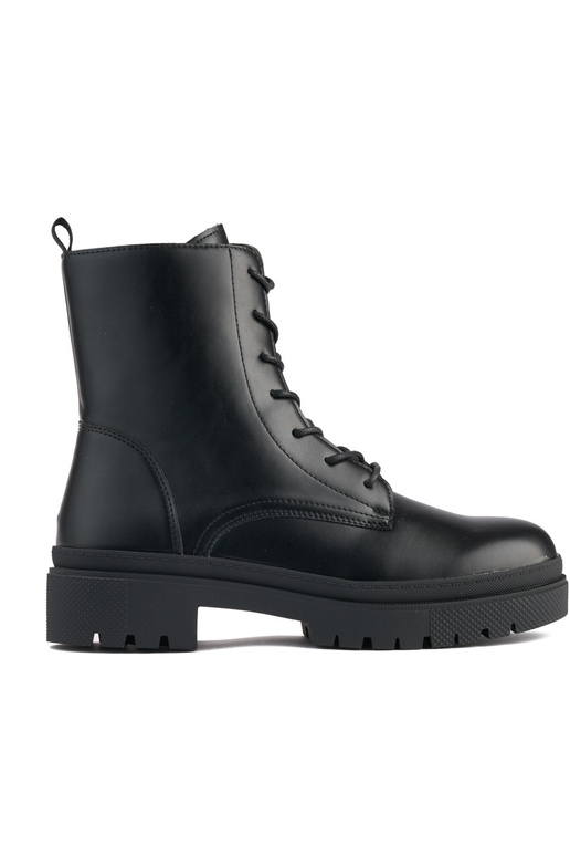 čierna čipkovaný dámske čižmy